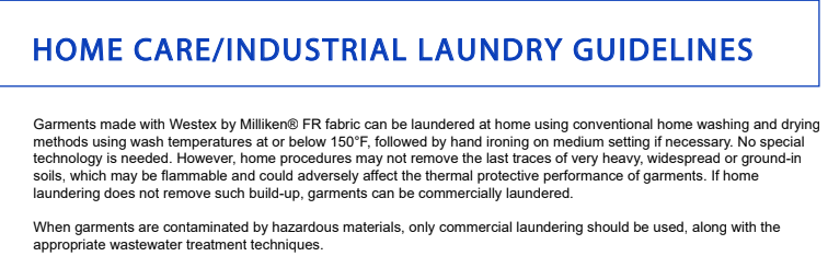 laundry guideline